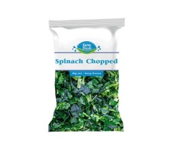SPINACH CHOPPED NOT BALLS 1KG (FARM FRESH) [FZN]