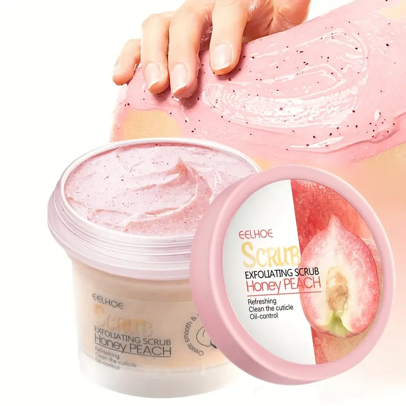 EEHOE Honey Peach Body Scrub Cream (3.53oz)