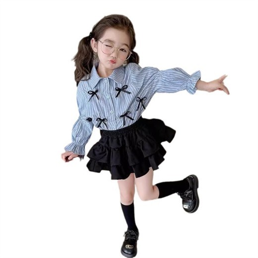 Girls' Shirt Korean Girls Suit