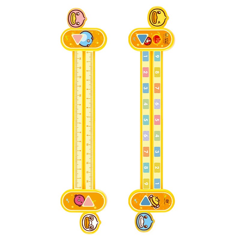Cartoon digital decomposition ruler