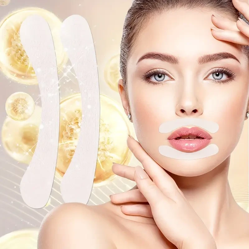 10 Bags Hyaluronic Acid Lip Wrinkle Patches for Women