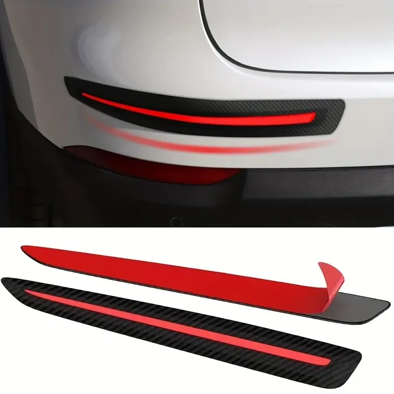 2-Piece Car Bumper Protector - Premium Soft Rubber Scratch & Collision Guard