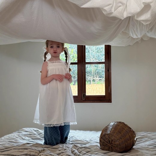 Ballet Style Holiday Girl Lace Sling Dress