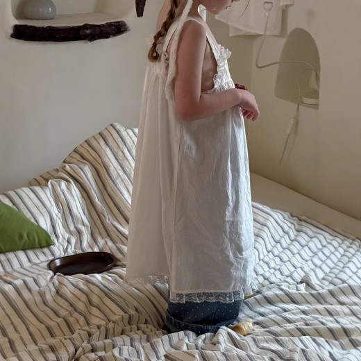 Ballet Style Holiday Girl Lace Sling Dress