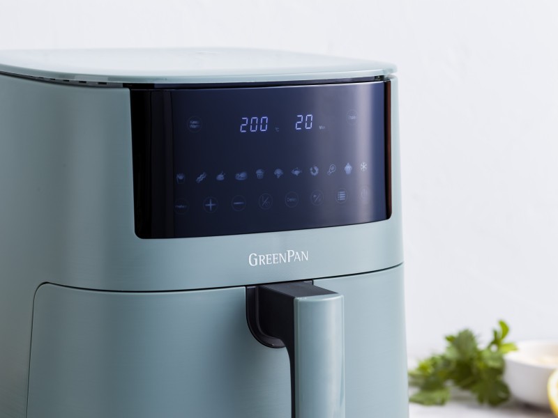 GreenPan Bistro Airfryer 1 basket 7.2L- Smokey Blue  - GreenPan