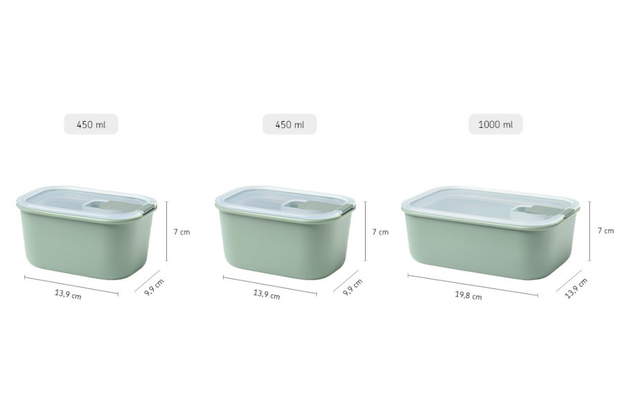 Easyclip 3 Piece Set Nordic Sage  - Mepal