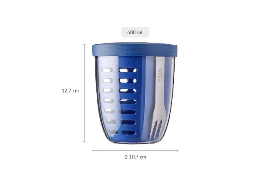 Fruit & Veggie Ellipse Vivid Blue - Mepal