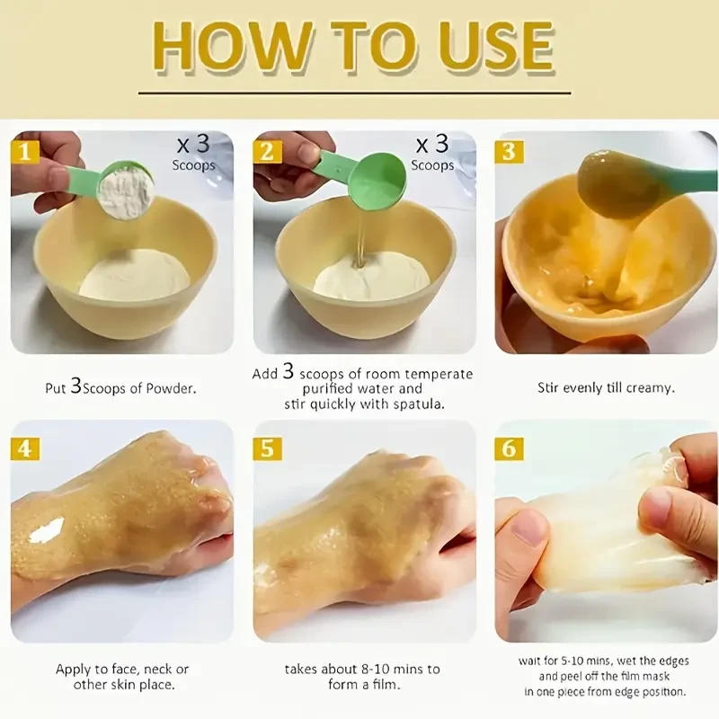 650g AODEOCARE Collagen Jelly Mask Powder