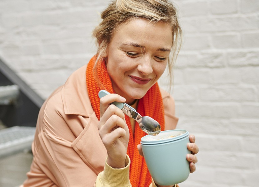 Lunch Pot Ellipse Nordic Blue  - Mepal