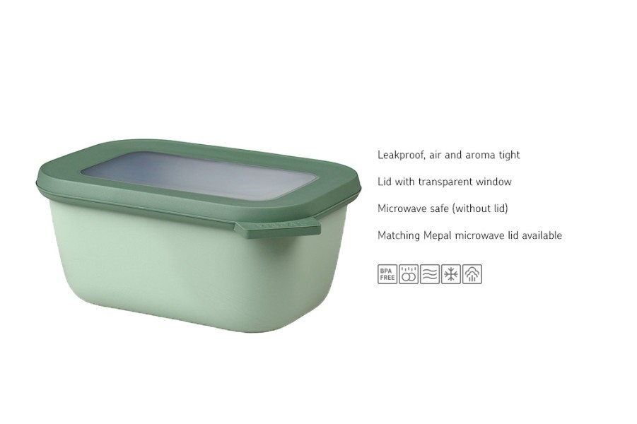 Cirqula Rectangle Large Set 3-Piece Nordic Sage  - Mepal