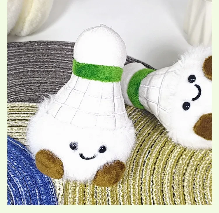 Creative Badminton Plush Toy Pendant Keychain