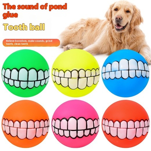 Vocalization Bite-resistant Molar Pet Toy Ball