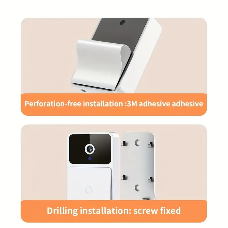 WIFI Doorbell Camera Plus - 480p Wireless Intelligent Video Doorbell with Night Vision