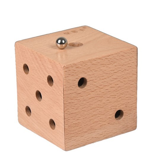 Dice Maze Educational Toy Wooden Ball Labyrinth Ball