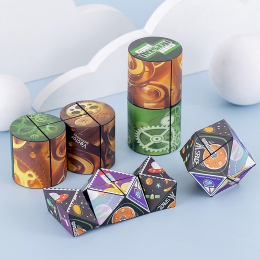 Geometric Variety Infinite Cube Spatial Thinking Puzzle Decompression Toy