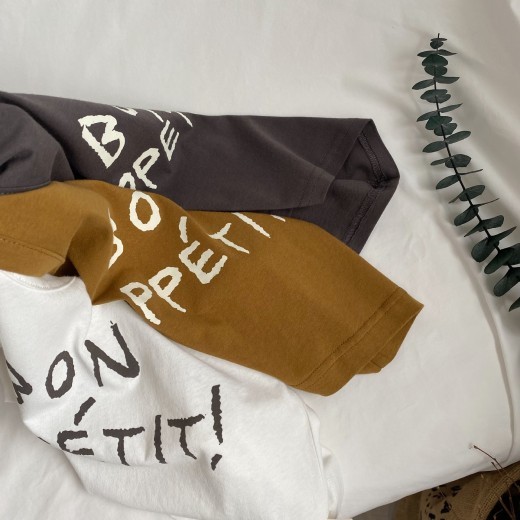 Children's Letter Printed Sleeveless Vest For Boys And Girls Loose Casual Top