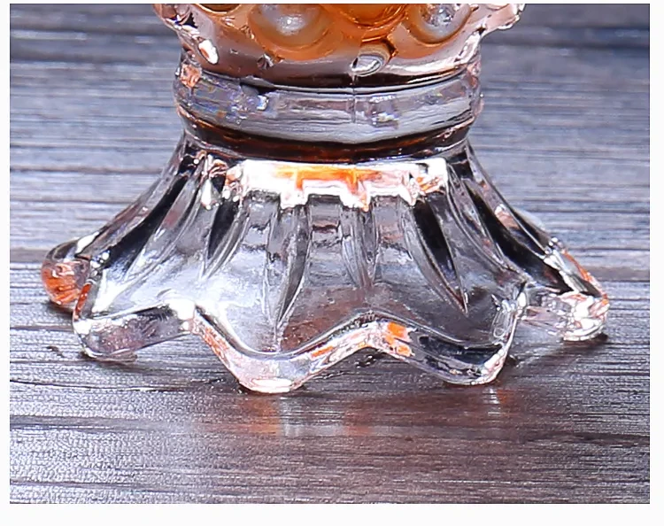 Glass mermaid cup transparent juice cup