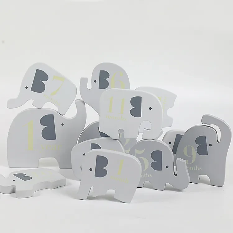 Three-dimensional digital elephant puzzle toy