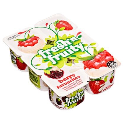 Yoghurt Berry Favourites Reduced Sugar 125g
