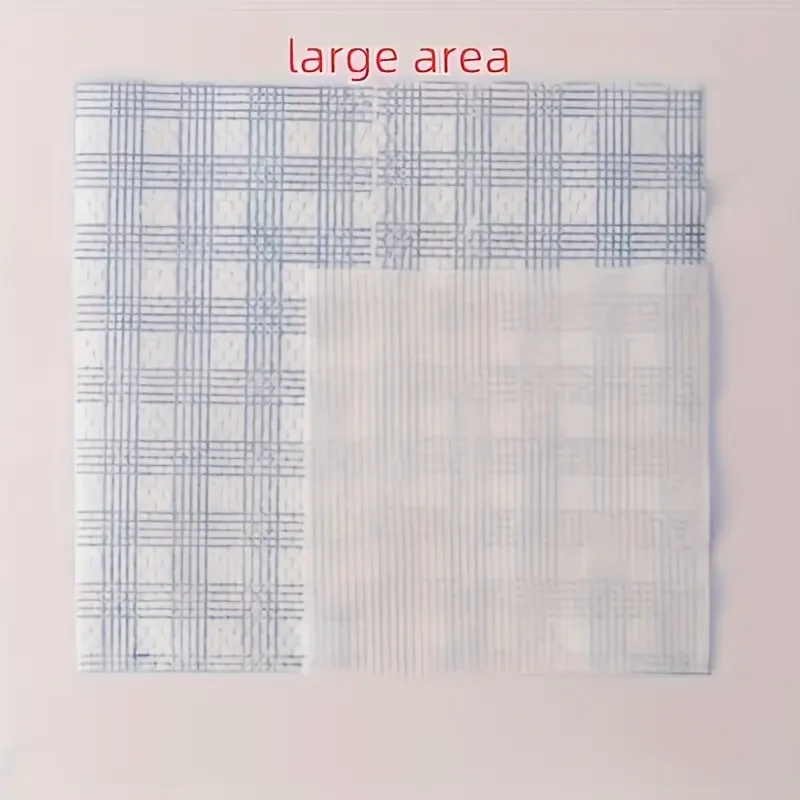 Roll Washable Blue Plaid Dishcloth