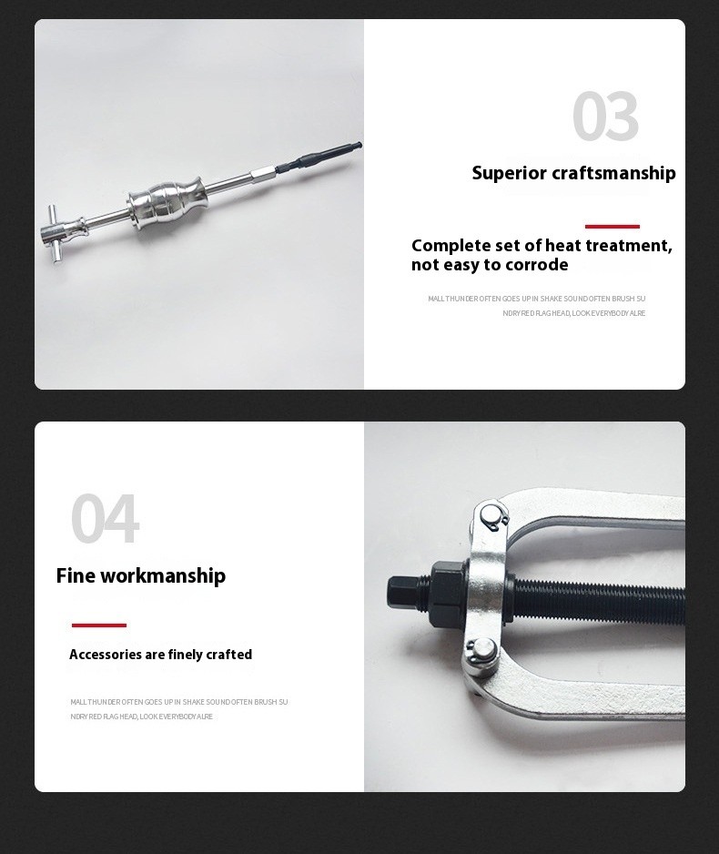 Inner Hole Training Slip Hammer Stripping Attachment Automobile Inner Bearing Tool