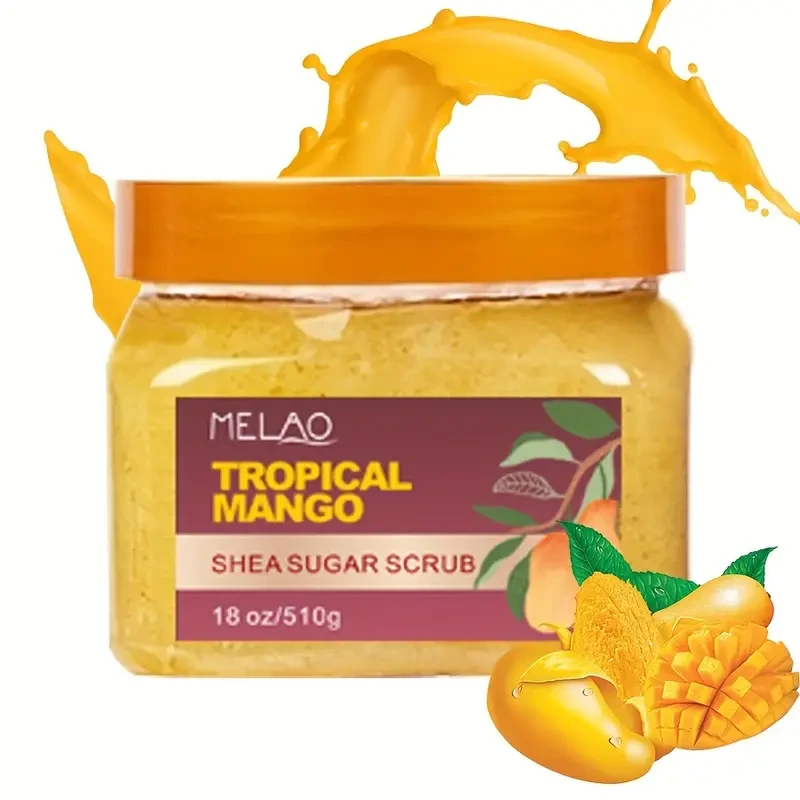 Vitamin E Enriched Melao Tropical Mango Shea Sugar Scrub