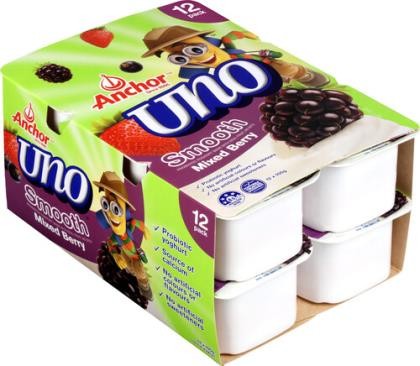 Yoghurt Mixed Berry Uno 100g