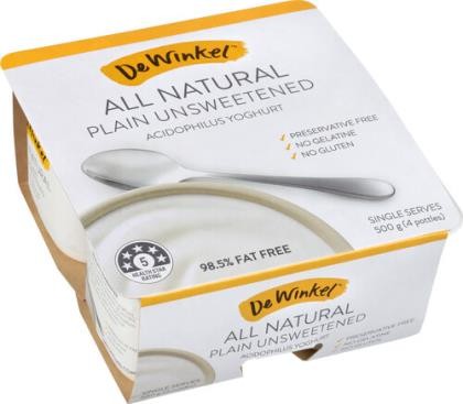 Yoghurt Plain Unsweetened 125g