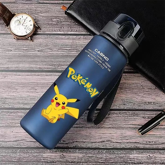 MINISO Pikachu 560ml Direct Drinking Water Bottle – Large Capacity Portable Coffee Cup, Leak Proof, Durable Cartoon Cute Hydroflask