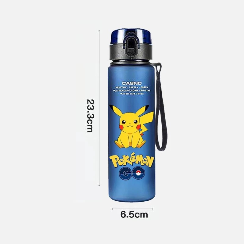 MINISO Pikachu 560ml Direct Drinking Water Bottle – Large Capacity Portable Coffee Cup, Leak Proof, Durable Cartoon Cute Hydroflask