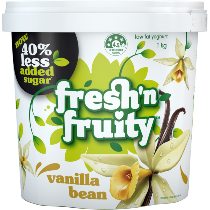 Yoghurt Vanilla Bean Reduced Sugar