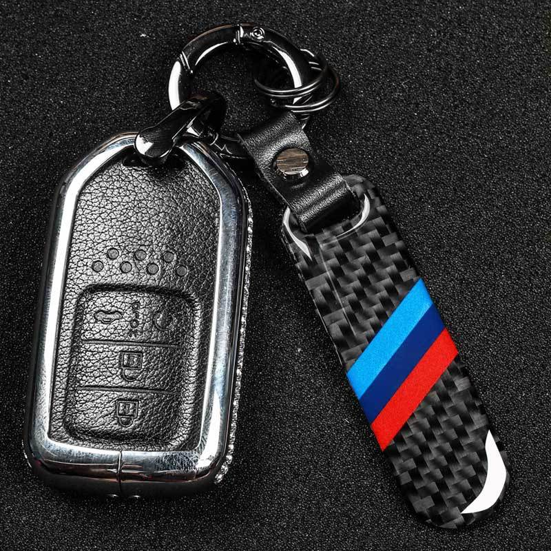 Carbon fiber keychain