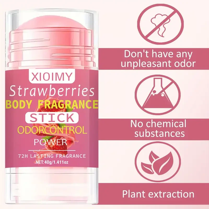 Xioimy Strawberry & Vanilla Body Fragrance Stick - 40g