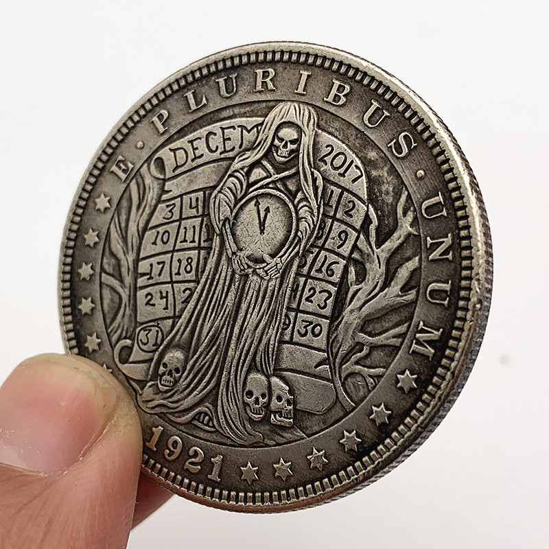 Embossed Copper And Silver Coins