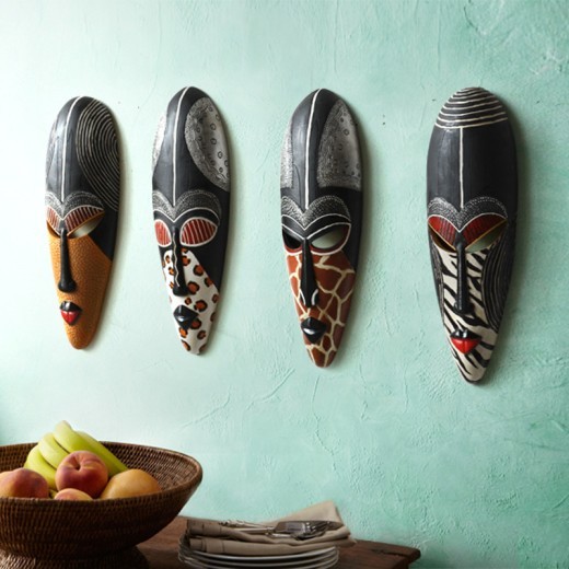 European-style African resin wall decoration