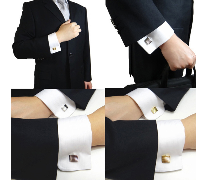 Carbon fiber cufflinks