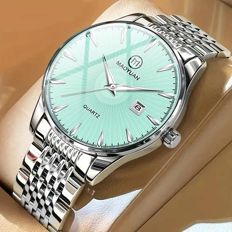 MAOYUAN Men'S Luxury Stainless Steel Quartz Watch