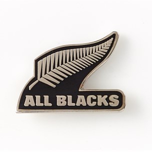 ABLOGOPINB ALL BLACKS LOGO PIN BLACK