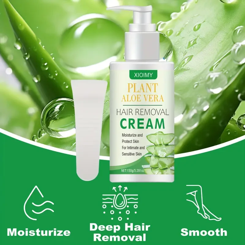 2pcs Aloe Vera Moisturizing Non Stimulating Hair Removal Cream