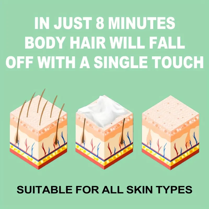 2pcs Aloe Vera Moisturizing Non Stimulating Hair Removal Cream