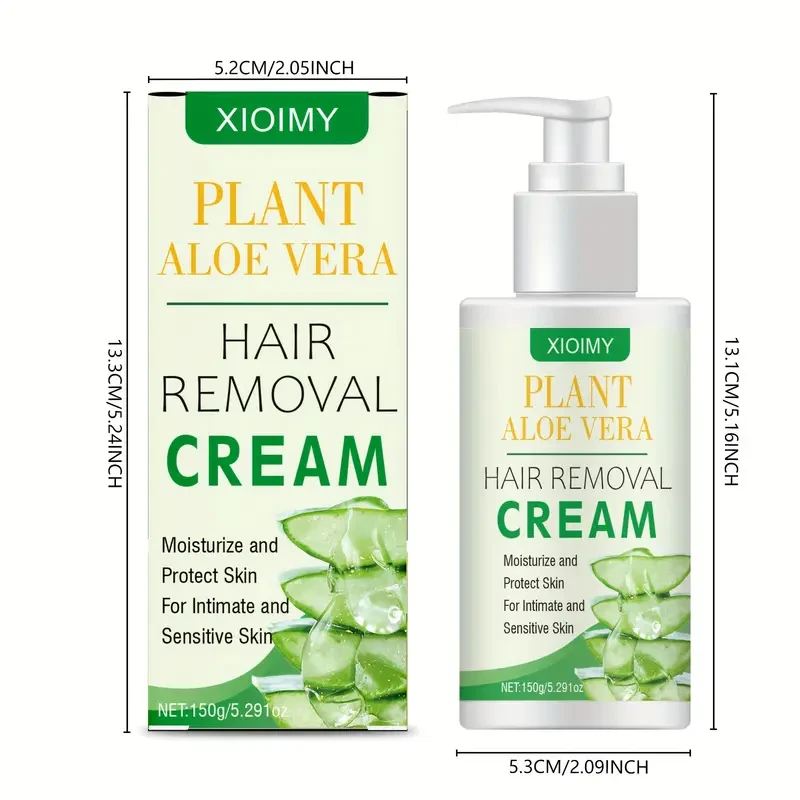 2pcs Aloe Vera Moisturizing Non Stimulating Hair Removal Cream