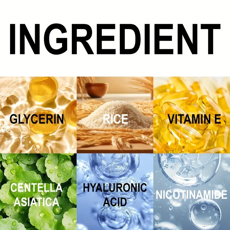 Two packs of rice paste face cream