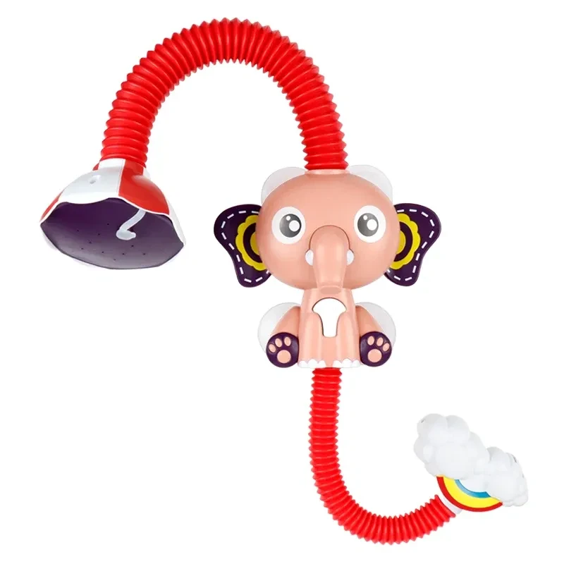 Elephant shower baby bath toy set