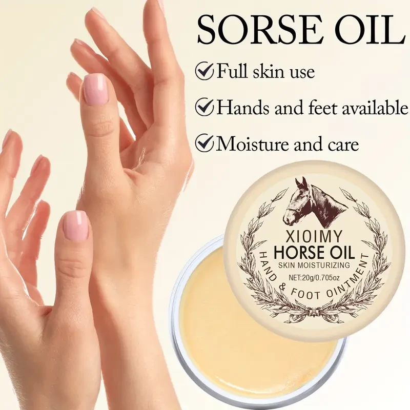 2pcs XIOIMY Horse Oil Hand & Foot Moisturizing Cream 20g Each