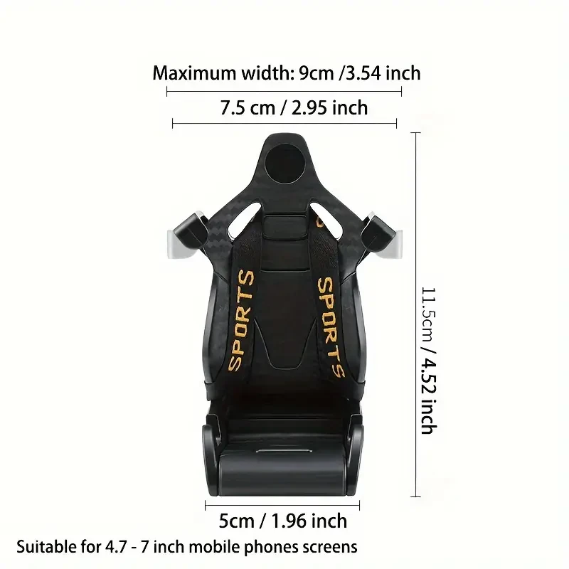 Universal Carbon Fiber Car Phone Bracket