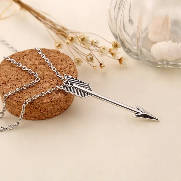 Women's Vintage Arrow Necklace Sweater Chain