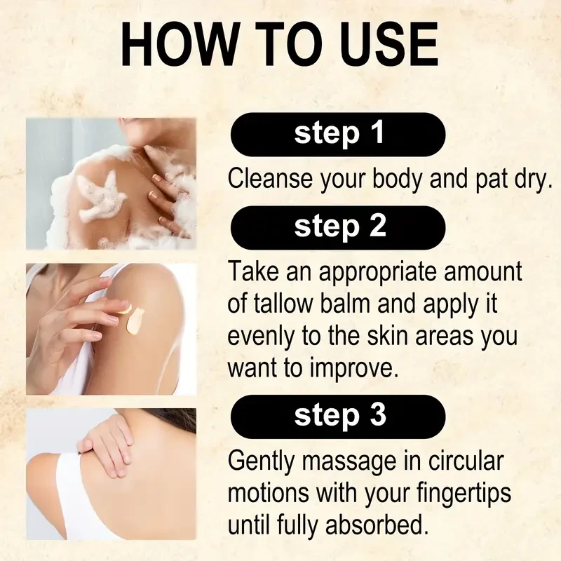 2pcs tallow cream