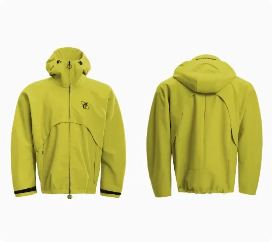 Waterproof And Windproof Men's And Women's Sets Of Assault Jackets Green