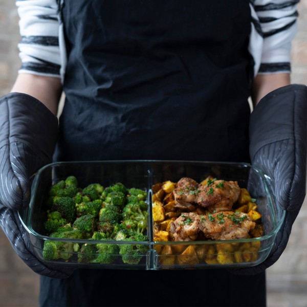 Divided Glass Bakeware 8x12" 2.6L - Pyrex