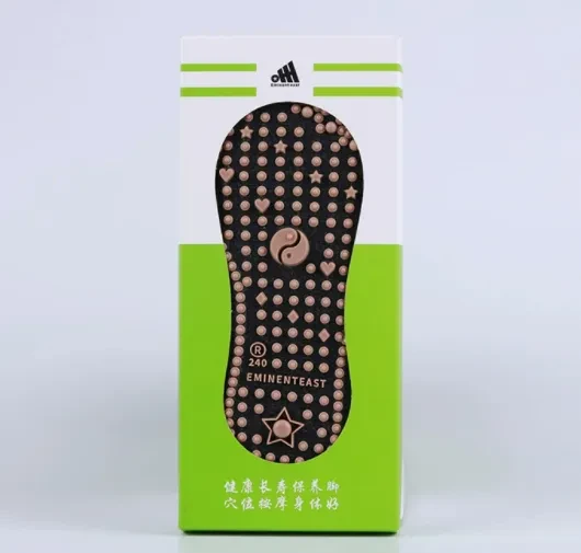 Creative Home Use Combed Cotton Acupoint Massage Socks Grey